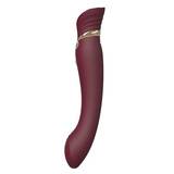 Wibrator Legend Queen Set G-Spot Pulse Wave Wine Red Zalo
