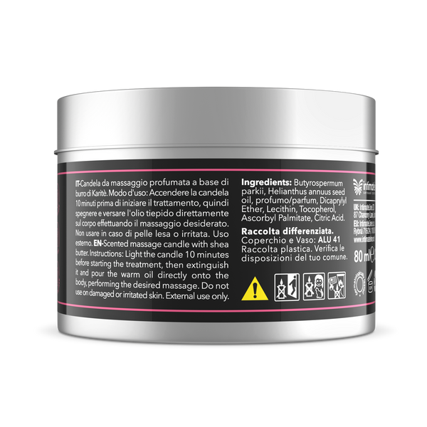 Luxuria Ardes Massage Candle Strawberry Grapes 80Ml IntimateLine
