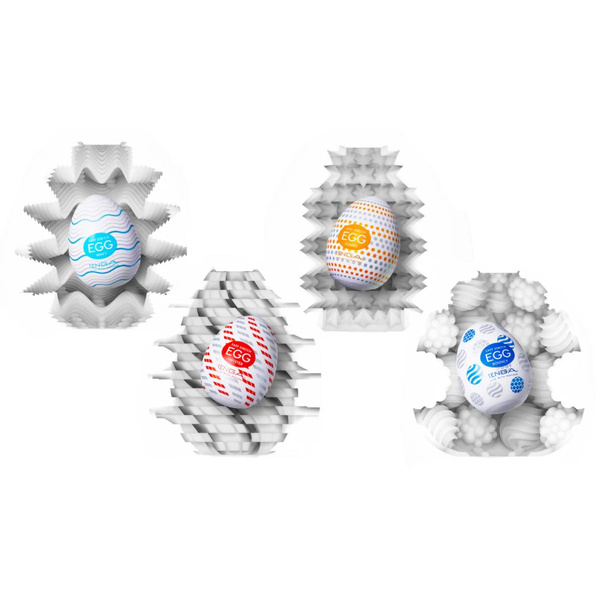 Набір з 6 мастурбаторів Egg Variety Pack Standard Tenga