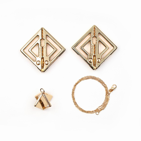 Зажими Adjustable Nipple Clamps With Light Pendant Gold LOCKINK