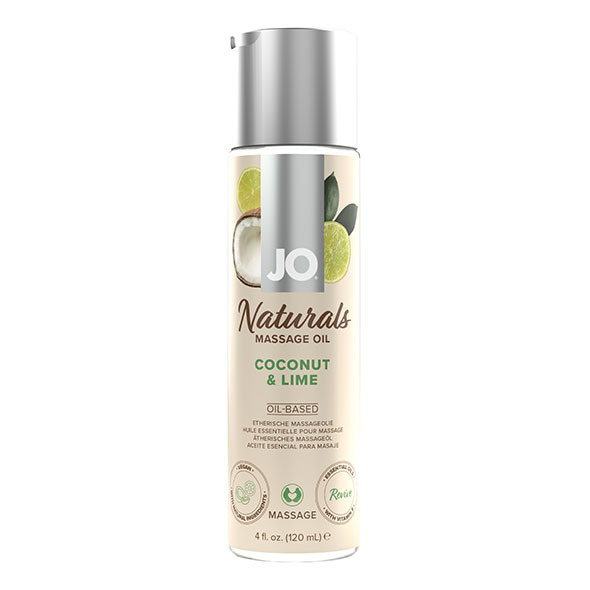 Природне Масажне Масло З Запахом Кокоса З Лаймом Naturals Massage Oil Coconut & Lime 120 Ml System JO