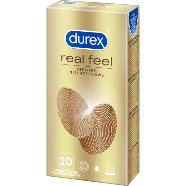 Prezerwatywy nielateksowe dla naturalnych doznań Durex Real Feel 10 szt.