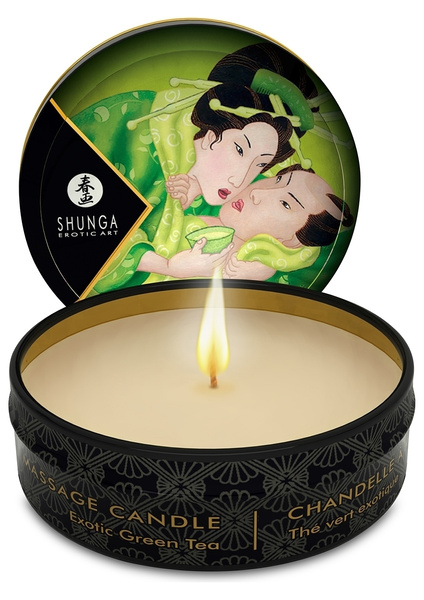 Масажна свічка з ароматом зеленого чаю Zenitude Massage Candle 30Ml Shunga