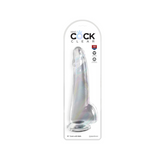 Dildo 25cm King Cock Clear with Balls