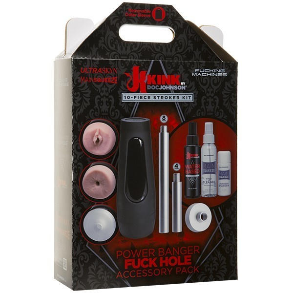 Zestaw Akcesoriów Do Seks Maszyny Kink Power Banger Fuck Hole Accessory Pack 10 Piece Kit Kink by DocJohnson