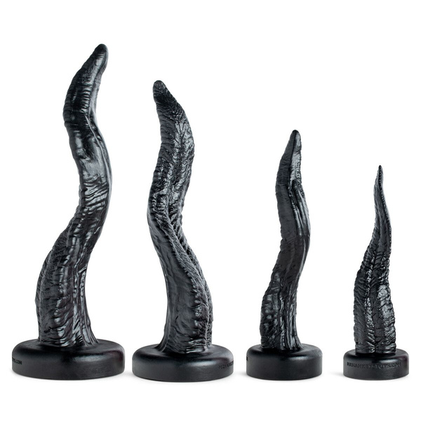 Dildo Venomous Tongue Soft Black Vac S/M Mr Hankeys