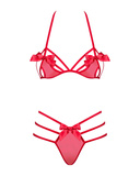 Червоний Комплект Білизни Giftella S/M Obsessive