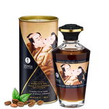 Jadalny olejek rozgrzewający do miejsc intymnych o smaku kawowym Shunga Aphrodisiac Warming Oil Creamy Love Latte 100ml