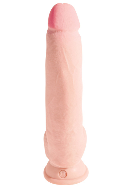 Realistyczne Dildo Z Przyssawką Triple Density With Balls 10 Inch King Cock
