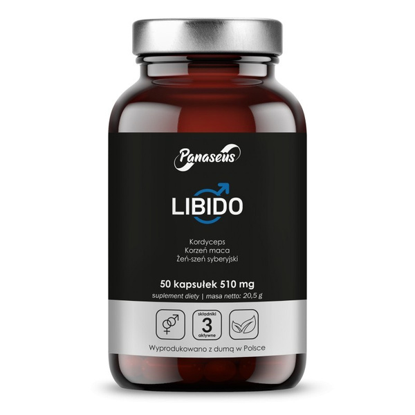 Tabletki wzmacniające męskie libido Panaseus Libido ♂ 50 kapsułek