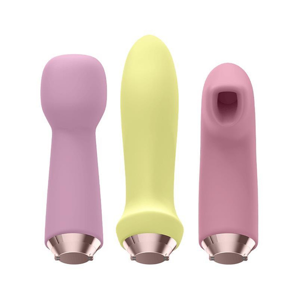 Вібратор 4в1 Marvelous Four Air pulse + Vibrator set Satisfyer