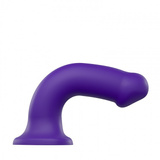 Wyjątkowo Miękkie Dildo Silicone Bendable Dildo Double Density Xl Purple Strap-on-me