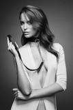 Obróżka ze smyczą Maze Wide Choker & Leash Bijoux Indiscrets