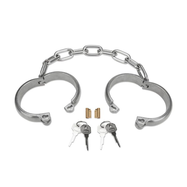 Prowler Heavy Duty Hand Cuffs Silver