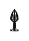 Анальний Пробка Butt Plug With Diamond Jewel Silver M Taboom