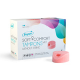 Тампони без шнурка вологі Soft Comfort Tampons Wet 8 шт. Beppy