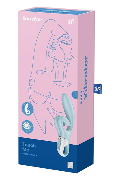 Вібратор-кролик Touch me blue Satisfyer