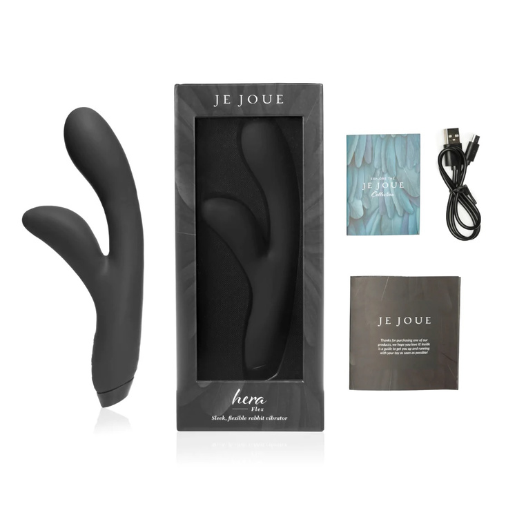 Je Joue Hera Flex Black - Flexible Rabbit Vibrator