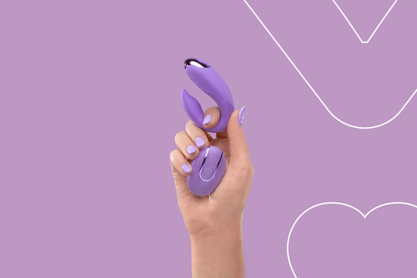 Вібратор для пар Pleasureberry Violet FairyGasm