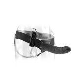 Fetish Fantasy Series 8" Vibrating Hollow Strap-On Black