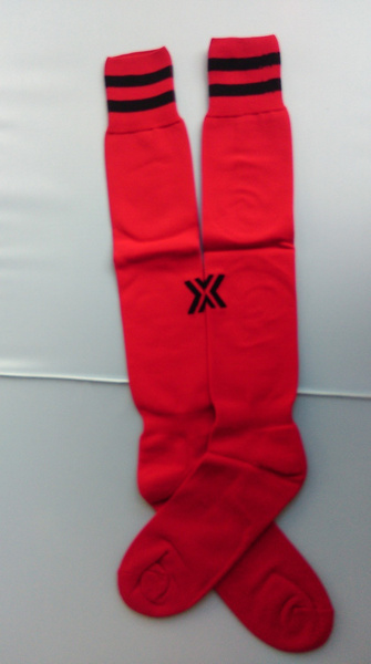 Getry piłkarskie Boxer Football Sox Red-Black