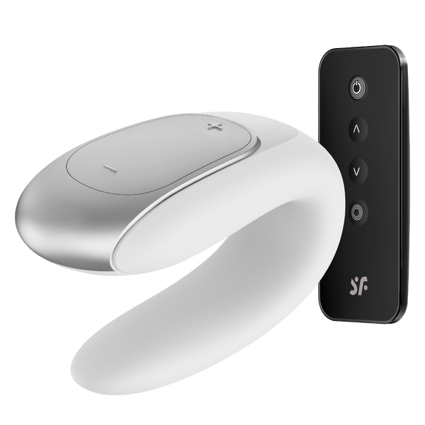 Wibrator dla par Satisfyer Double Fun White