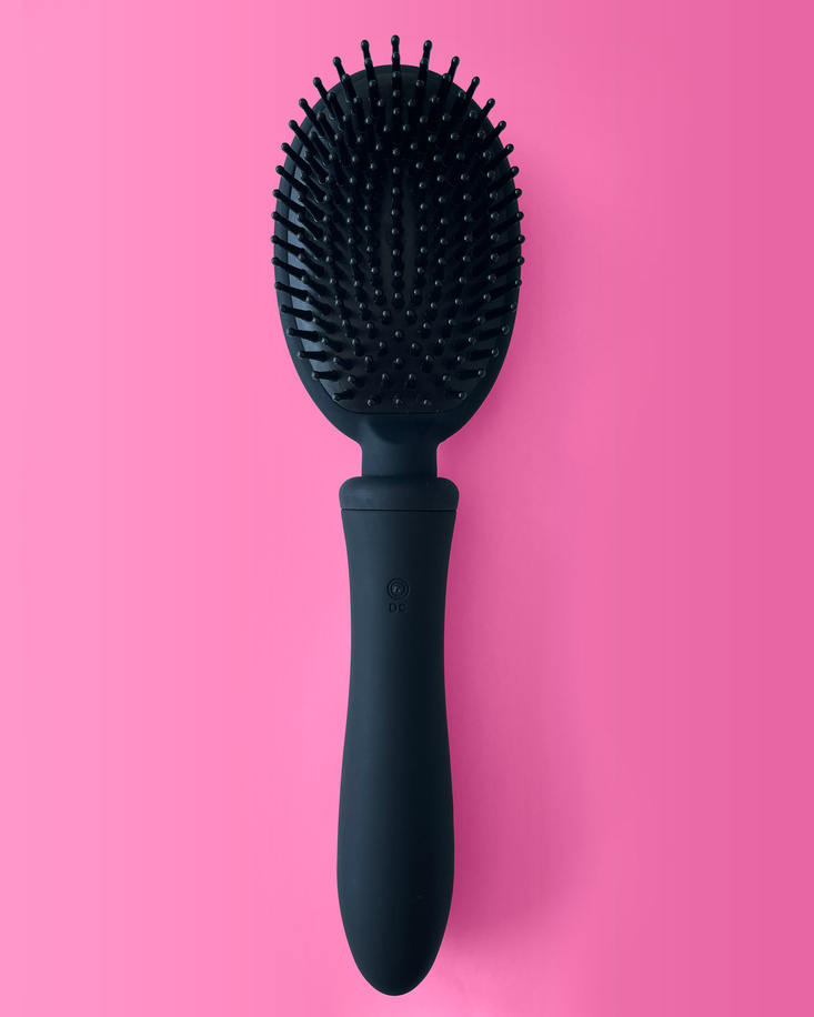 Vibraliss wibrująca szczotka do włosów Vibrating Brush Black