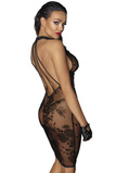 F240 Midi tulle dress with velvet straps in the back S