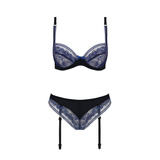 Комплект білизни GISELE SET чорний L/XL Passion