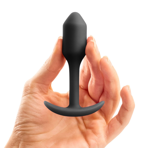 Анальний пробка Snug Plug 1 Black b-Vibe