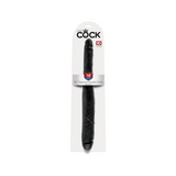 King Cock 16" Tapered Double Dildo Black