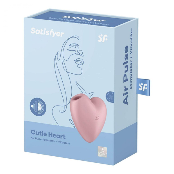 Стимулятор клітора Cutie Heart Light Red Satisfyer
