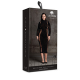 Sukienka Midi Carme Xl Dress With Turtleneck Black Osx Le Désir