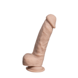 Dildo Z Przyssawką 17,8 Cm Real Skin Model 1 7" Flesh Silexd