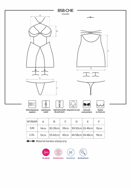 858-Che-1 Koszulka Czarna L/Xl Obsessive