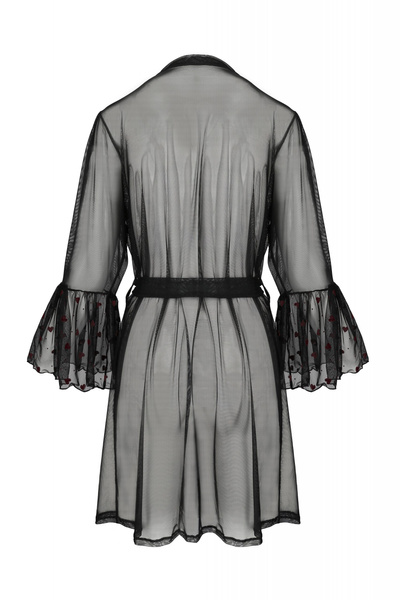 Passion Lovelia Penignoir Black S/M