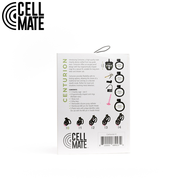 Пас цноти Centurion Chastity Cage Black Size 0 CELLMATE