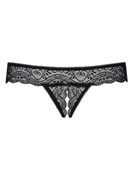 Miamor Stringi Otwarte Czarne S/M Obsessive
