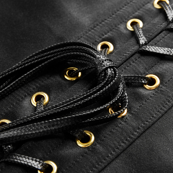 Czarny Gorset Zasłaniający Piersi Upko Black Overbust Corset M UPKO