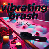 Вібруюча щітка для волосся Vibrating Brush Black Vibraliss