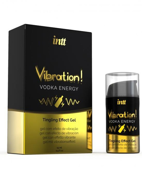 Стимулюючий охолоджуючий гель Vibration! Vodka 15 Ml intt