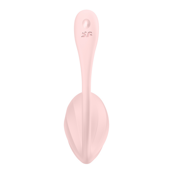 Вібруюче Яєчко Ribbed Petal Connect App Rose Satisfyer
