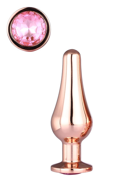 Gleaming Love Rose Gold Pleasure Plug S Dreamtoys Anal Plug