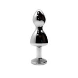 Пробка для анального використання Lollypop Double Ball Metal Plug M Blue Wooomy