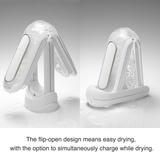 Tenga Flip Zero Electronic Vibration White wibrujący masturbator biały