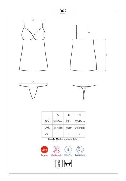 862-Che-1 Футболка Чорна L/Xl Obsessive