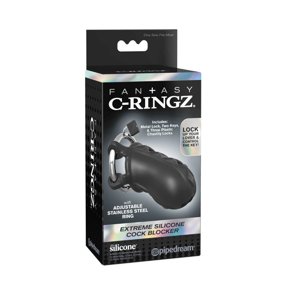 Клітка для пеніса Fantasy C-Ringz Extreme Silicone Cock Blocker Pipedream