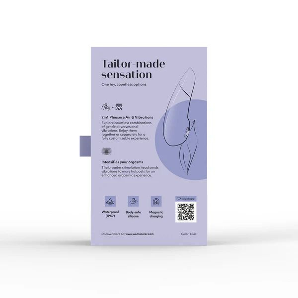 Стимулятор клітора Enhance Lilac Womanizer