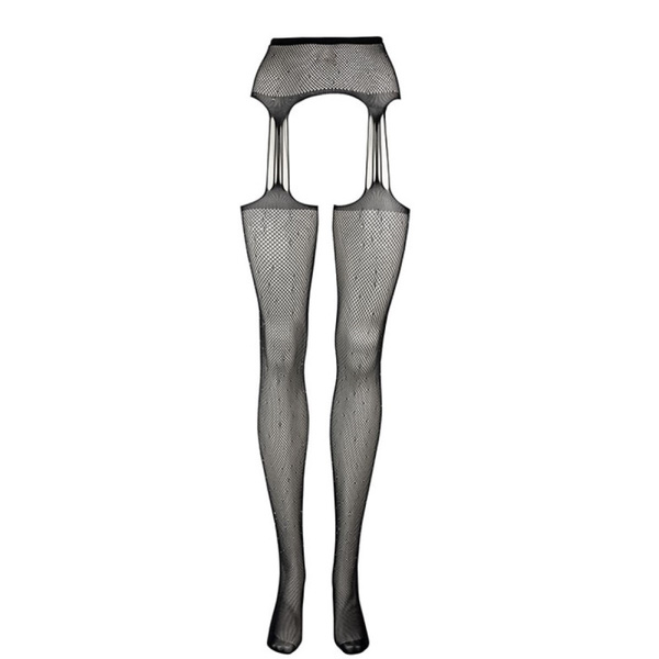 Pończochy Suspender Rhinestone Pantyhose Black Os Le Désir