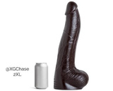 Dildo XG Chase Soft Dark Brown Vac L Mr Hankeys 